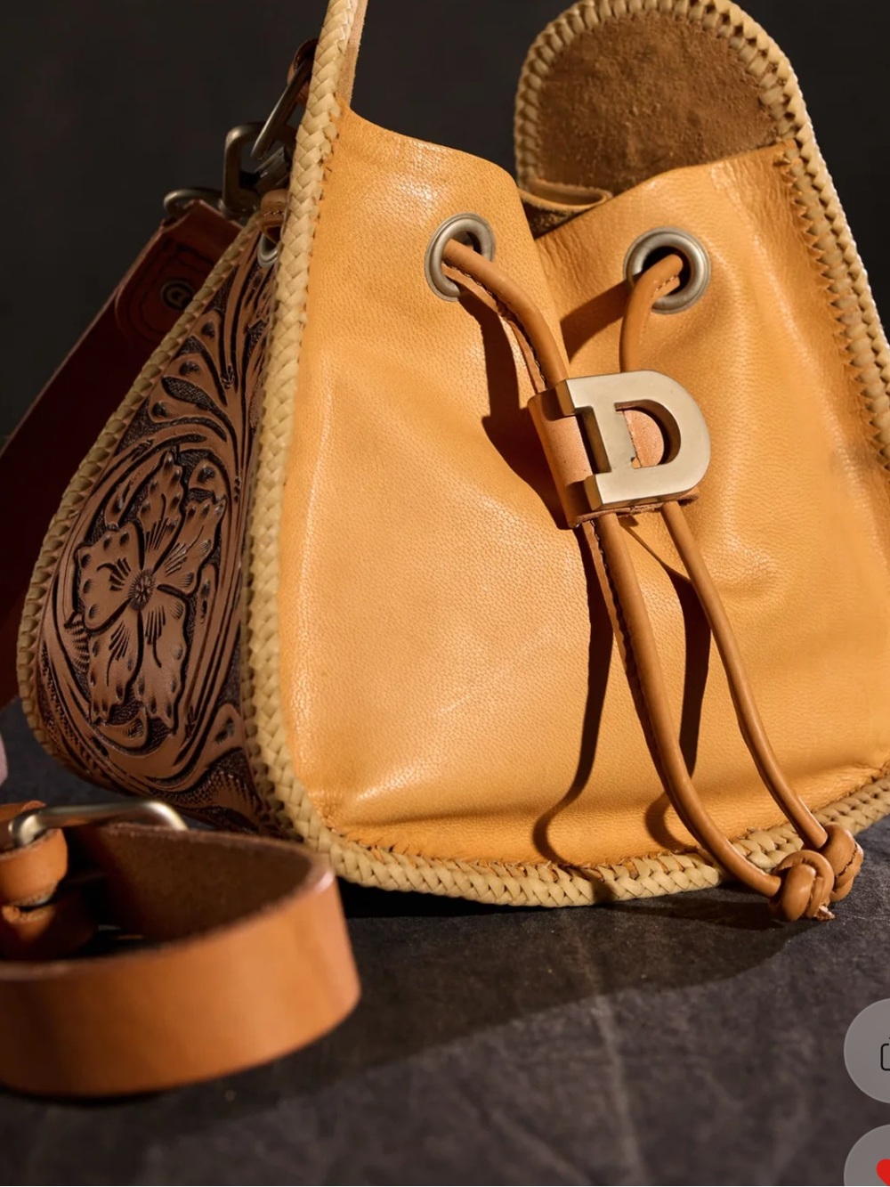 Double D Ranch Stirrup Crossbody with Dust Bag - Picture 13 of 16